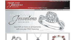 Desktop Screenshot of highlandjeweler.com